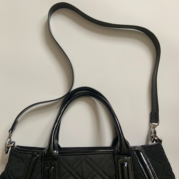 Vera Bradley- Black Satchel (medium) - Picture 3 of 8
